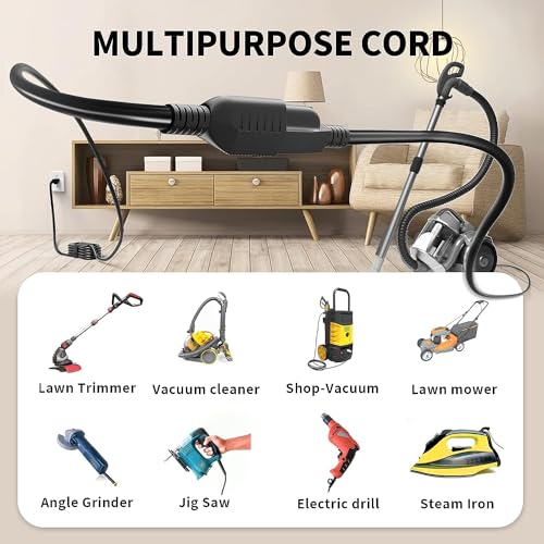 POWGRN 6 FT（2 Pack） 16/3 Black Indoor Outdoor Extension Cord Waterproof, 3 Prong Flexblie SJTW Cold Weatherproof -50°C Appliance Extension Cord 13 AMP 1625W 16AWG Electric Cable - size: 6ft-2pc