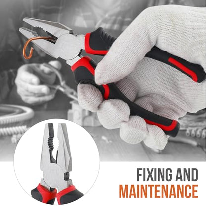 Hi-Spec 52pc Home Garage Mechanics DIY Tool Kit Set. Metric Sockets, Ratchet Wrench, Screwdriver Bit Set, Pliers and Spark Plug Accessories in a Portable Toolbox Case - size: 52 PCS