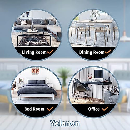 Yelanon Furniture Sliders, 8 pcs-4 3/4” Square Beige Furniture Sliders for Carpet, Heavy Duty Furniture Movers Sliders, Reusable Furniture Moving Pads, Floor Protectors for Carpet - size: 8pcs 4.75"beige