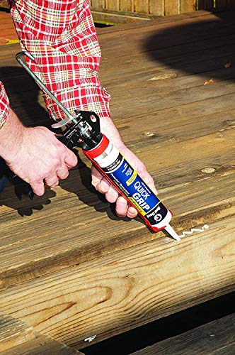 Red Devil 0696 Quick Grip Construction Adhesive, 9 fl oz, White, 12 Pack - size: 12 Pack