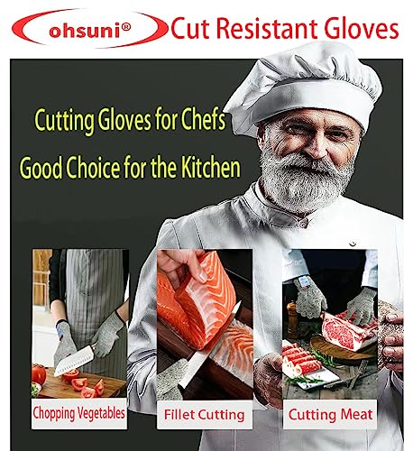 Cut Resistant Gloves, 1 Pair, Small, Green - Cut Proof Kitchen Gloves for Chef, Oyster Shucking, Fish Fillet Processing, Carving Wood and Gardening - color: Green, size: Small (Pack of 2)