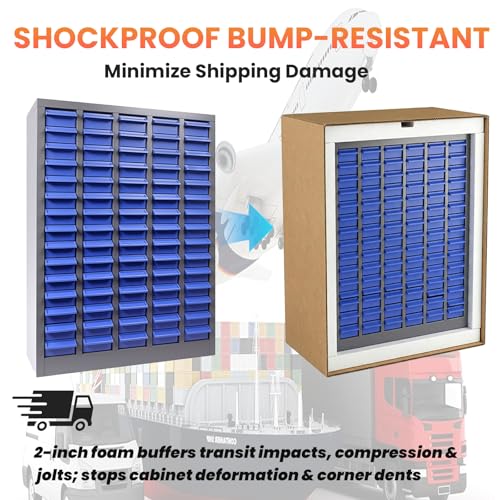 75 Drawers - Part Cabinet, Shelves & Label Stickers - Bolt and Nut Organizer Bolt Bin Cabinets, Durable Steel Tool Storage Cabinet for Garage/Workshop Small Parts/Hardware Organization - style: 75 Drawer