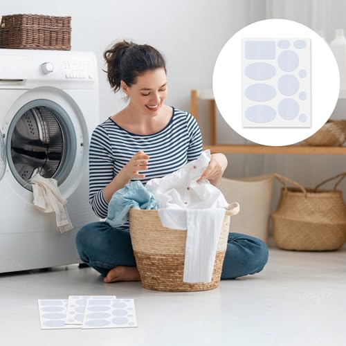 Down Jacket Patches Nylon Repair Tape Self-Adhesive Repair Patch | Pre-Cut, Waterproof Tear-Resistant Rip-Stop Nylon Fabric Patches to Fix Holes in Clothing, Sleeping Bags - color: White