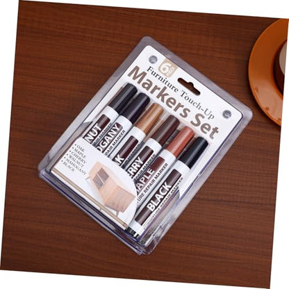 Furniture Touch up Markers Set 6 Pieces Touch up Stains on Wood Easy to Use