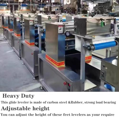 Heavy Duty Leveling Screw Leg,Leg Leveler 2.36" Dia Base,Adjustable Leveling feet M12 Thread, 1300 Lb Capacity,Capacity for Workbench, Machine, Cabinet, (D60xM12x100,4 Pcs,Black) - size: D60xM12x100,4 Pcs