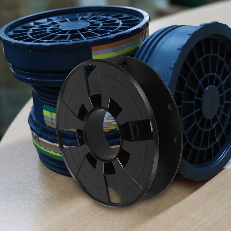 TEHAUX 2pcs Cord Storage Reel Lightweight Plastic Cable Extension Cord Reels for 3D Printer Filament Home School Studio Organization