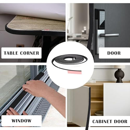 1 inch Wide x 1/8 inch Thick Foam Tape Single Sided,Closed Cell Door Insulation Strip with Self-Adhesive, Soundproofing Black Foam Weather Stripping for Window, High Density Weathestrip 33 Feet - size: 1In x 1/8In x 33Ft
