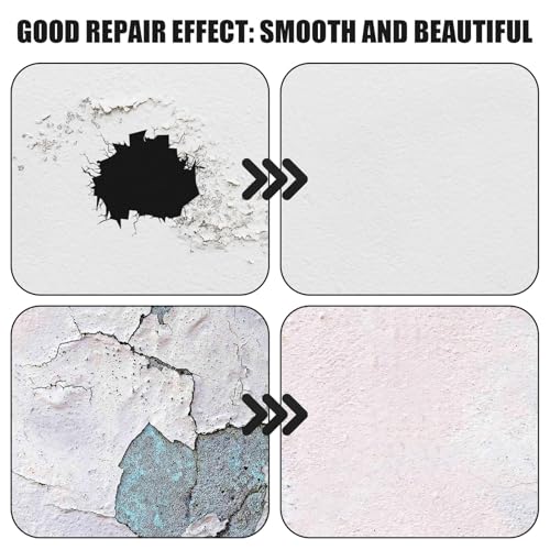 4pcs Drywall Patches, 8x8 Inch Self Adhesive Wall Hole Repair Patches Dry Wall Patch Repair Kit Screen Patch Repair Kit for Broken Walls Repairing or Ceiling Filler