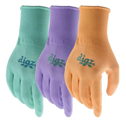 3 Nitrile Coated Glove Pairs by Digz
