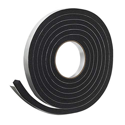 Frost King R734H Sponge Rubber Foam Tape 3/4" W X 7/16" H X 10' L, Black - size: 3/4"W, 5/16"T, style: 3/4"W, 7/16"T
