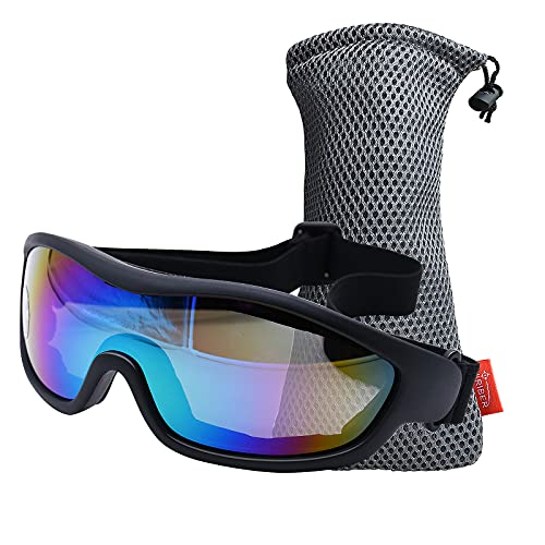 Viriber Motorcycle Goggles UV Protective Outdoor Glasses Dust-proof Combat Military Sunglasses Tactical Goggles (Colorful) - color: Colorful