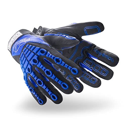 HexArmor Cut-Resistant Impact Protection Padded-Palm Work Gloves | Chrome Series® 4024 | Small - color: Chrome Series 4024, size: Small (Pack of 1)