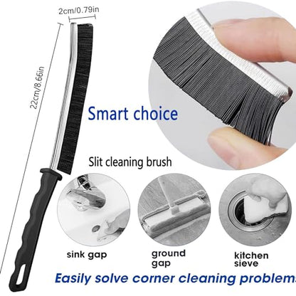 Gap Cleaning Brush, Dead Corners Multifunctional Brushes,Bathroom Crevice Gaps Cleaning Brush，Clean The Dead Corners of Bathroom Kitchen Tiles for Bathroom Kitchen Tiles Window Slots (5pcs)