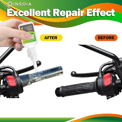 Grip Glue, 20g Quick Dry Handlebar Grip Adhesive for Motorcycle, Dirt Bike, ATV, Bicycle, Ebike & Snowmobile – Quick-Dry, Waterproof, Flexible Repair Clear Glue - size: 20 Grams * 1 Pack, style: Grip Glue