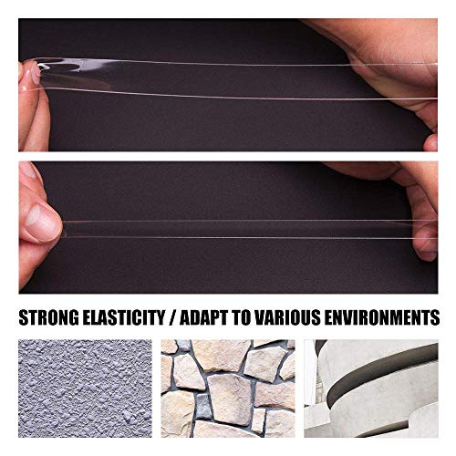 Kaisiking 15mm x 25M Wide Clear Double Sided Tape Two Sided Adhesive Tape Transparent Weatherproof Yards Outdoor Ultra Strength Industrial Mounting Tape - size: 1pcs (15mm)