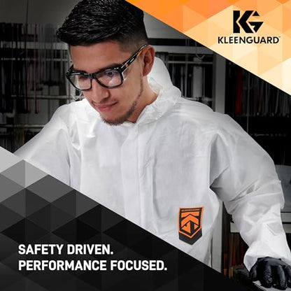 KleenGuard™ V30 Maverick™ Safety Glasses (56569), Smoke Lenses with KleenVision™ Anti-Fog coating, Black Frame, Carrying Case, Unisex Sunglasses for Men and Women - color: Black Frame/Smoke Lenses