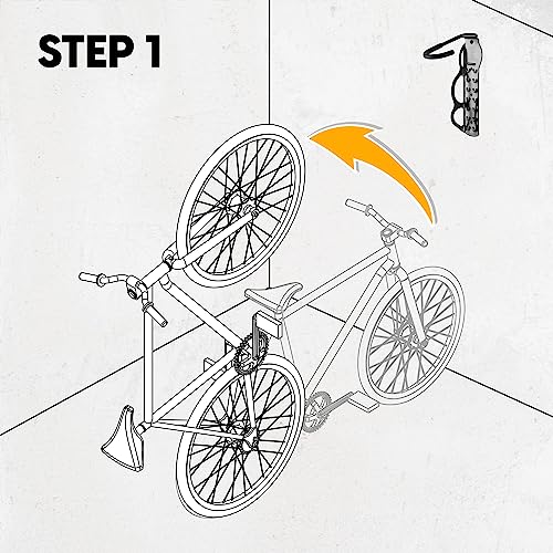 BikeHand Bike Wall Hanger - Heavy Duty Vertical Bicycle Wall Hook Mount Holder Rack for Garage Shed Indoor Storage - Fits MTB & Road Bikes - 3 Pack - size: PACK 3