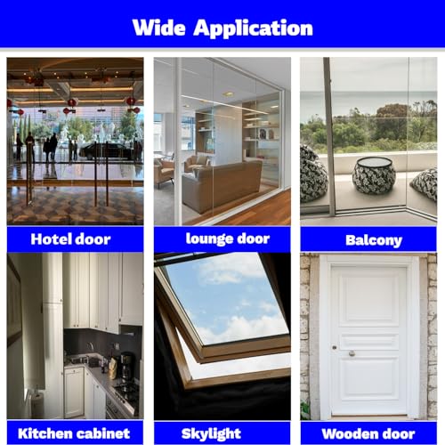 Weather Stripping Door Seal Strip 33 Feet Strip Bottom Draft Insulation Stopper Weatherproof Soundproof for Door Frame or Window Sealer Bathroom Shower Glass Gaps - size: 45MM*33 FT