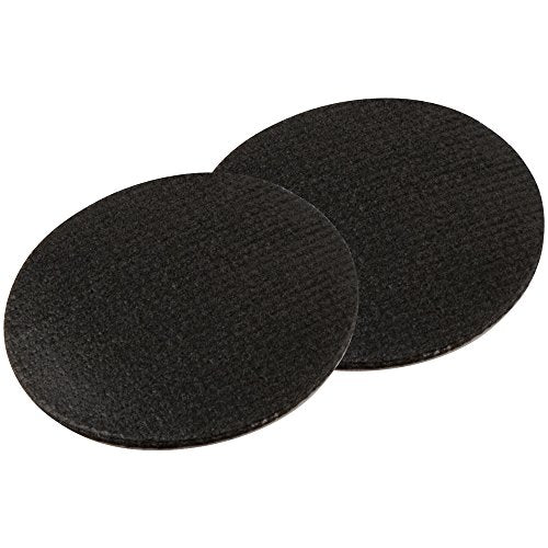 SoftTouch Self-Stick Non-Slip Surface Grip Pads - (8 pieces), 1-1/2" Round - Black