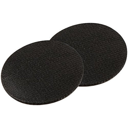 SoftTouch Self-Stick Non-Slip Surface Grip Pads - (8 pieces), 1-1/2" Round - Black