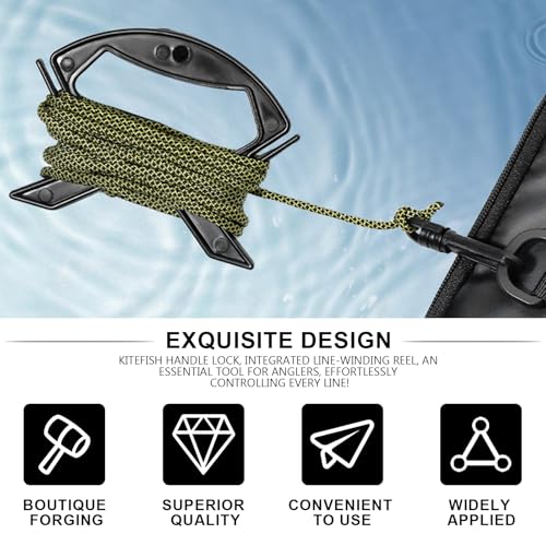 10 Pcs String Winder, Rope Spooler, Winder Kite Reel Cord Organizer, Wind Up for Cord Fishing Tools (Large) - size: Large