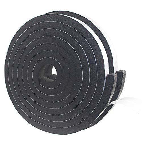 DGSL Foam Insulation Tape, 1In x 3/4In x 33Ft Weather Stripping Door Seal Strip for Doors and Windows,Sliding Door, Soundproofing Door Seal,Weatherstrip,Air Conditioning Seal Strip - size: 1in X 3/4in X 33ft