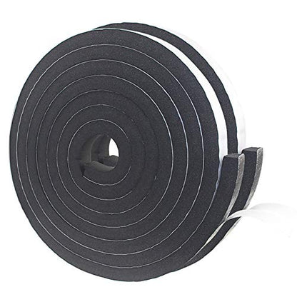 DGSL Foam Insulation Tape, 1In x 3/4In x 33Ft Weather Stripping Door Seal Strip for Doors and Windows,Sliding Door, Soundproofing Door Seal,Weatherstrip,Air Conditioning Seal Strip - size: 1in X 3/4in X 33ft