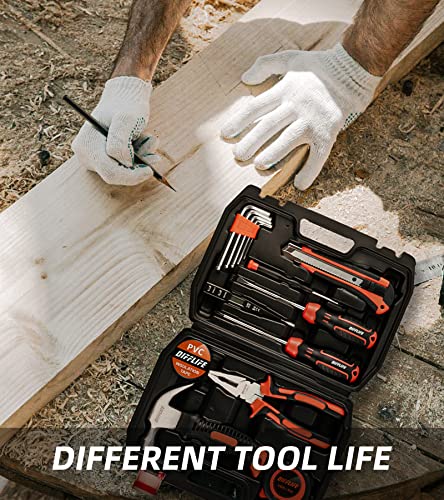 Tool Sets Household Tool Kit 15-Piece,General Home/Auto Repair Tool Set with Hammer, Pliers, Screwdriver Set and Toolbox Storage Case - Perfect for Homeowner, Diyer, Handyman (15-Piece)… - style: 15 Piece