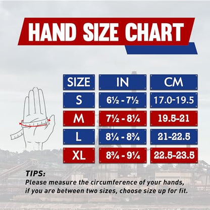HANDLANDY Mens Work Gloves Touch screen, Utility Mechanic Gloves, Flexible Breathable Fit- Padded Knuckles & Palm - color: Black, size: Medium