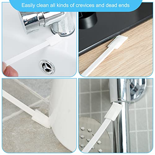 Disposable Crevice Cleaning Brushes, Disposable Toilet Bowl Brushes Crevice Hole Brushes Detail Cleaning Brushes for Toilet Corner, Window Groove, Door Track, Keyboard, etc(42 PCS)