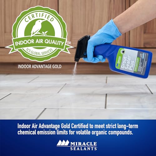 Miracle Sealants Grout Sealer Plus Invisible Penetrating Sealer Spray, 16 oz, 6 Pack - size: 16 Fl Oz (Pack of 6)
