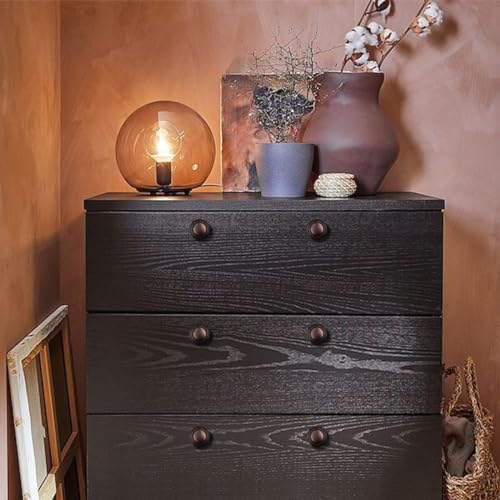 Gobrico 5 Pack 1-3/8 Inch Cabinet Knobs, Oil Rubbed Bronze Bifold Cabinte Knob, Kitchen Wardrobe Drawer Knobs, Dresser Knobs - color: Oil Rubbed Bronze