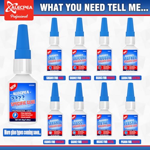 ALECPEA 30g Plastic Glue - High-Strength Acrylic & PVC Welder for Model Kits, Electronics & DIY Crafts - Instant Adhesive for ABS, PC & Hard Plastics - Quick 15s Set with 3 Precision Tips - size: 30g/1Pack, style: Plastic Glue