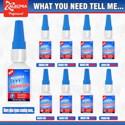 ALECPEA 30g Plastic Glue - High-Strength Acrylic & PVC Welder for Model Kits, Electronics & DIY Crafts - Instant Adhesive for ABS, PC & Hard Plastics - Quick 15s Set with 3 Precision Tips - size: 30g/1Pack, style: Plastic Glue