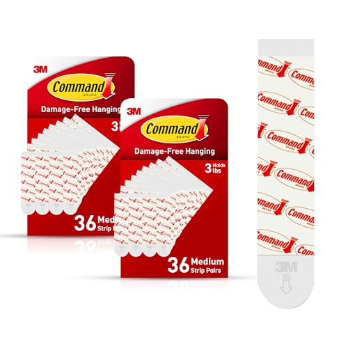 Command Medium Refill Adhesive Tape Strips (72 Strips) - style: 72 Strips