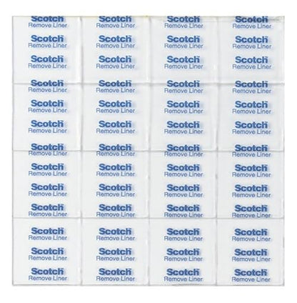 Scotch Removable Clear Double-Sided Mounting Squares, 35 Counts, 0.68" x 0.68" in, Holds Up to 1 lbs., Removes Easily Without Leaving Any Residue, Designed for Hanging Artwork, Photos & Cards (859) - size: 0.68"