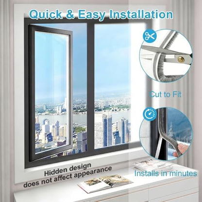 39FT Weather Stripping Door and Window Seal, Self-Adhesive Soundproofing Seal Strip, 0.35" Wide x 0.2" Thick, Draft Stopper for Doors & Windows (Grey, 39.4FT, 0.35'' Wide X 0.35'' Thick) - size: 39.4ft, 0.35'' Wide X 0.35'' Thick