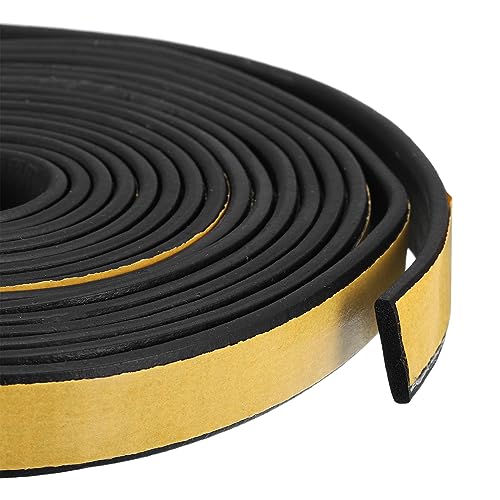 uxcell Weather Stripping 5/8" W x 1/8" T x 26ft L Adhesive Door Window Seal Strip Foam Seal Tape for Doors Window Insulation - size: 5/8"W x 1/8"T x 26ft L