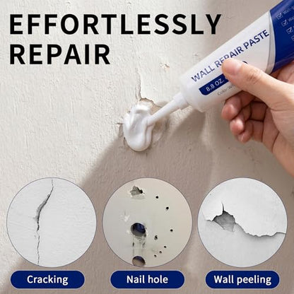 Drywall Repair Kit with Scraper, 2026 New Wall Mending Agent for Holes, Cracks, Small Damage, Quick Easy Solution for Home Wall Efficient Patch Repair (3 pcs) - color: 3 pcs
