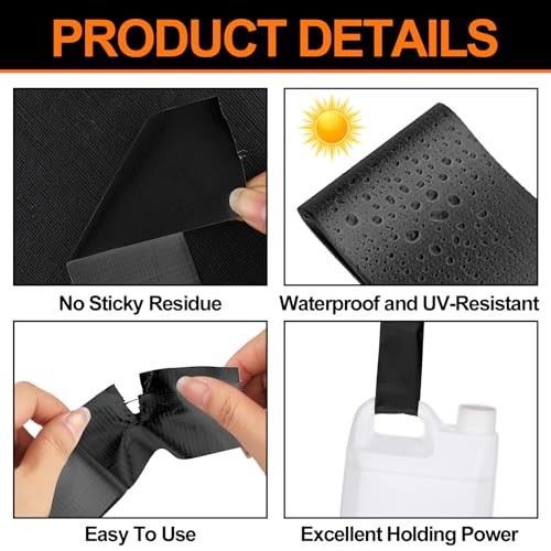 4 Pack 1.77 in x 10 ft Travel Duct Tape Mini Pocket Size Flat Roll Flexible Heavy Duty Waterproof Tear by Hand for Repair Outdoor Emergency Gear EDC DIY Craft Camping Hiking (Black) - size: Black