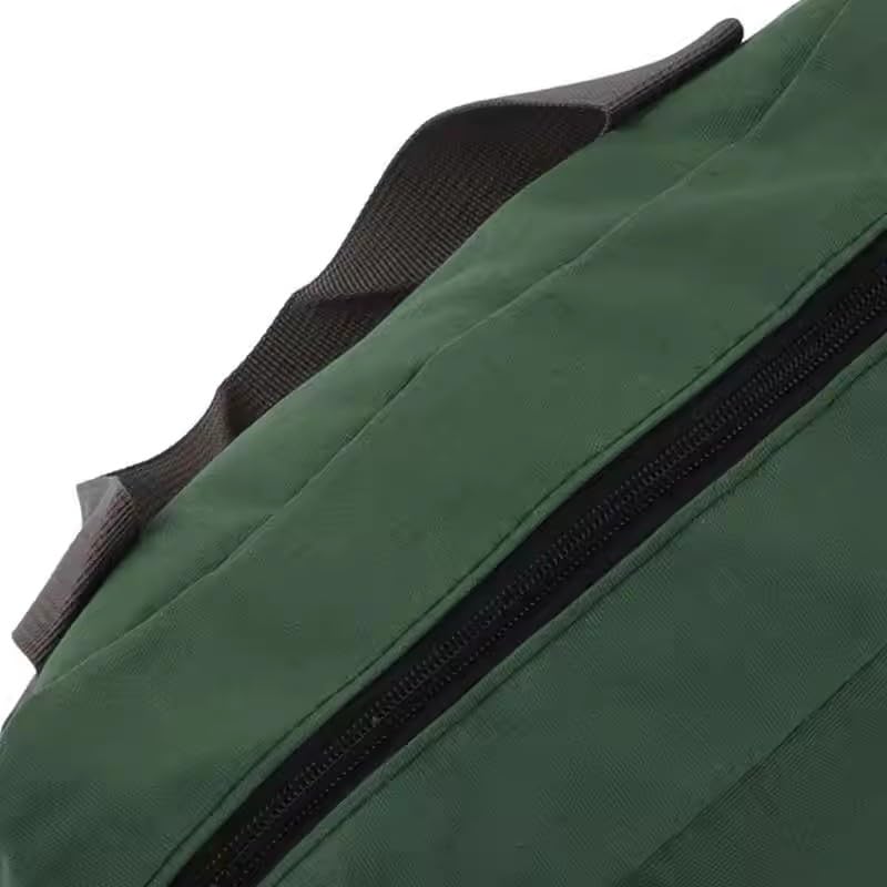 Portable Tools Bags Wide Mouth Tool Bag Canvas Waterproof High Capacity Storage Handbag for Technicians (12inch) - color: 12inch