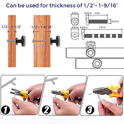 Ravinte 15 Pack Matte Black Kitchen Cabinet Square Knob Single Hole Cabinet Hardware for Dresser Drawer Pulls and Knobs - color: Black