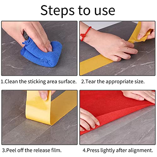 Double Sided Fabric Tape Heavy Duty,Universal High Tack Strong,1.18inx66FT(20m) Super Sticky Resistente Clear Tape,Strong Wall Adhesive with Fiberglass Mesh,Easy Use Mounting Tape