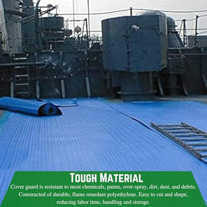 Farm Plastic Supply - Bainbridge International 10 mil Temporary Surface Protection - Temporary Floor Protection, Heavy-Duty Temporary Floor Protection for Construction & Renovation (36" x 100')