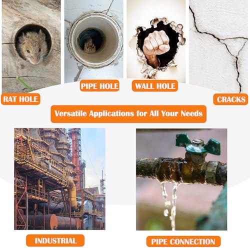 3 Pack Waterproof Sealant Mastic, Sealing Mastic Quick Mending Mud For Air Conditioning Repair, Wall Hole Filler Putty For Wall Holes Repair Sealant Clay - size: 3 pack