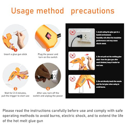 IZIO hot glue gun and sticks set with 21 glue sticks(7/16"), storage pouch, copper nozzle,Equipped with anti scalding mouth, safe switch, ergonomic grip, lightweight for diy projects, home repairs. - color: Pink