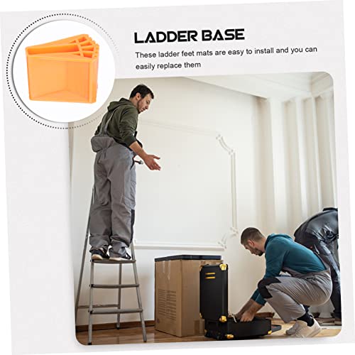 2pcs Non-Slip Ladder Feet Covers Stair Treads Rubber Mats for Home Safety