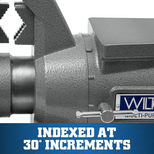Wilton Multi-Purpose Bench Vise, 6-1/2" Jaw Width, 6-1/4" Jaw Opening, 3-1/4" Throat (Model 650P) - size: 6-1/2 in.
