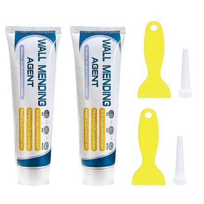 Drywall Patch Repair Kit: Wall Mending Agent for Holes & Cracks - Wall Repair Paste for Nail Holes, Dents & Small Damage (2 pcs) - color: 2 pcs
