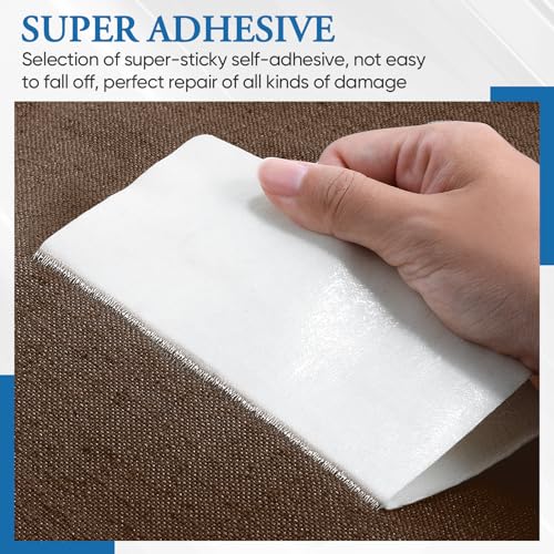 Canvas Patch 5.5 x 8 Inches 6Pcs Self-Adhesive Waterproof Canvas Patch Kit for Repairing Tents,Sofas,Boat Covers,Camping Chair,Awnings,Car Seats.(Brown) - color: Brown, size: 5.5"×8"